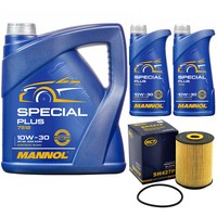 MotoröL Set Mannol 10W-30 Special Plus 7 Liter + ÖLfilter FüR Mercedes VW 3.2