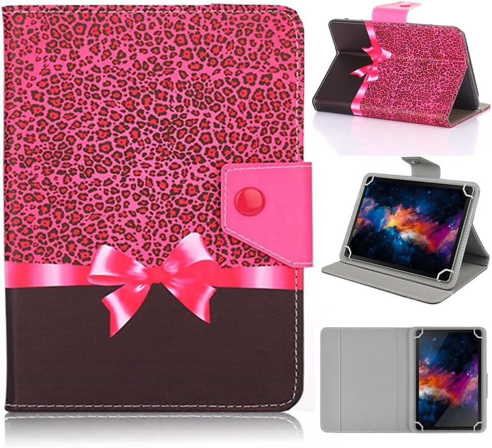 Tablet Case Folio Leather Stand, Rings,