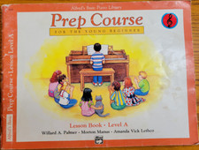 1988 Alfred's Basic Piano Library Prep Course for Young Beginner-Book Level A