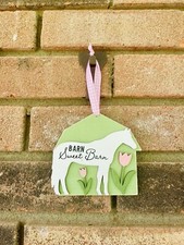 Spring Barn Animal  Tulip Layered Ornament Horse