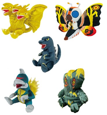Godzilla Mothra King Ghidorah Plush Doll Stuffed Japan Limited
