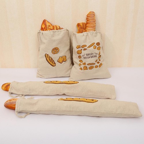Neu Living Eco Leinen, Brotbeutel Lebensmittel Aufbewahrungstasche =