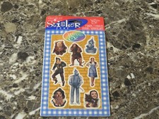 1998 American Greetings Wizard Of Oz Sticker World Stickers 1 2 Sheets Of 8