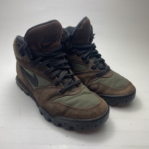 Vintage 90s Nike Caldera ACG Hiking Boots Brown Suede Size 7.5 940305 IB (Read) - 第 2/13 張圖片
