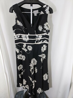 adrianna papell black floral dress Iris Dresser Black Oak Set of 2 Arched main image 1