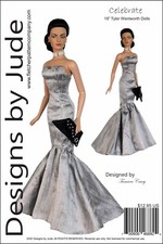 Celebrate Doll Clothes Sewing Pattern for 16" Tyler Wentworth Dolls, Tonner