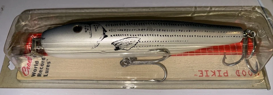 Pikie de madera vintage Creek Chub 7-7/8" Baby Striper Foto 4 de 4