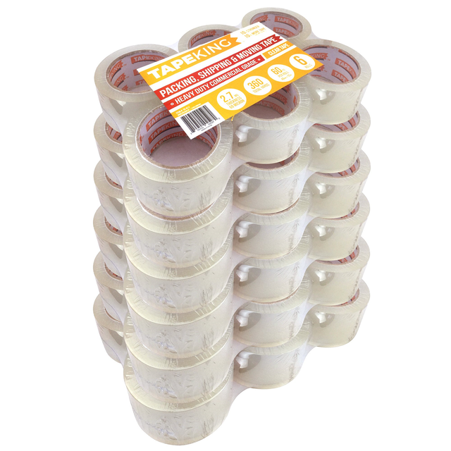 Tape King Clear Packing Tape 60 Yards Per Roll 36 Rolls 1.88 Inch