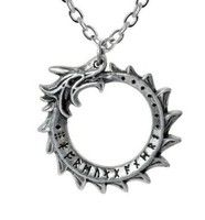Alchemy Of England Mini Jormungand AnhäNger Schlangenkette Wikinger P918