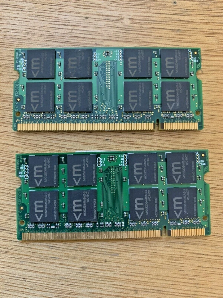 Mushkin PC2-5300 SODIMM (2x1GB) 2GB - Image 2 of 4