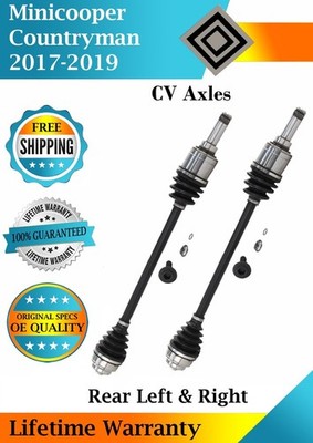 New OE Rear CV Axles For 2017-2019 Mini Cooper Countryman Lifetime Warranty