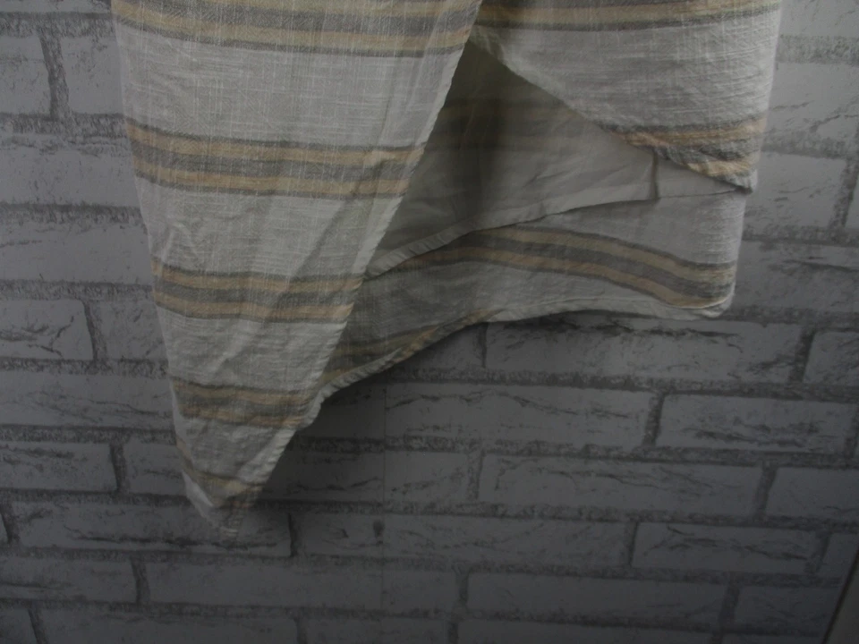 Billabong Mujer Vestido Sin Mangas Playa Crema Beige Gris Rayas 14 Dobladillo Aymétrico Foto 3 de 4