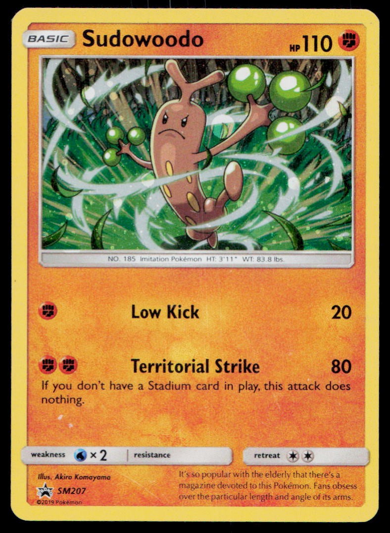Sudowoodo - SM207 Holo Promo Sun & Moon Promo Pokemon HP