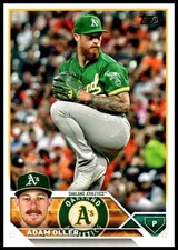 2023 Adam Oller Topps BASEBALL  #542 Oakland Athletics