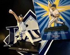 Tampa Bay Rays AUTOGRAPHED 9/20/2008 Troy Percival Figurine In Original Box SGA