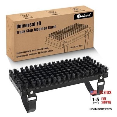 SALCOD Truck Step Mounted Brush   Heavy Duty Boot Brush Cleaner for Horizontal