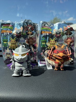 TMNT x Godzilla Figural Bag Clip Lot - Mechagodzilla Shredder