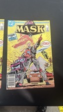 Vintage 80s DC Comics Cartoon Lot: M.A.S.K. #2 #3 & Centurions #1 Newsstand
