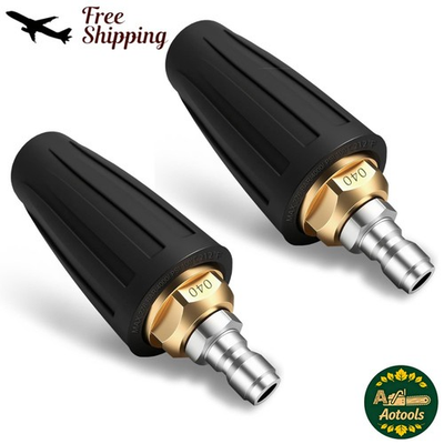 #ad #ad 2 PCS 1 4quot; Turbo Nozzle Spray Tip High Pressure Washer Rotating 4.0 GPM 3000PSI $14.95