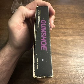 Gumshoe (Nintendo NES) Complete CIB - 5-Screw Hangtab Gloss Sticker - Authentic