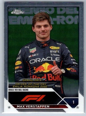 2023 Topps Chrome Formula 1 Max Verstappen #169