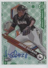 2018 Bowman High Tek Green Rainbow Diffractor 95/99 Jorge Guzman Auto 6fs