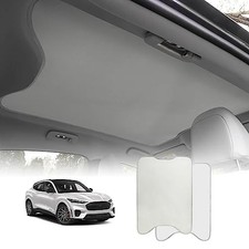 Foldable Roof Sunshade Compatible with Mustang Mach-E 2021-2026 Mach E Gray