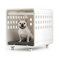 Haven Dog Crate   Open-View Indoor Furniture Dog Crate for Small Dogs, Eas