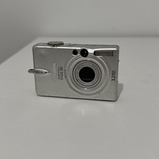 Canon PowerShot IXUS 30/ SD200 ELPH Silver 3.2MP Digital Camera FOR PARTS