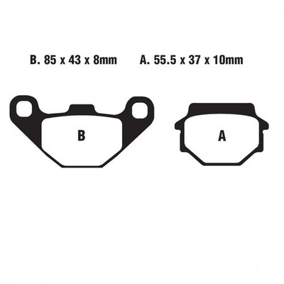 Bremsbelag FA067TT vorn SMC Barossa Canyon 520 RR Supermoto Edition II 2012-17