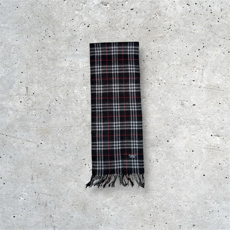 Burberry Schal 100% Lammwolle Made in England - Bild 3 von 4