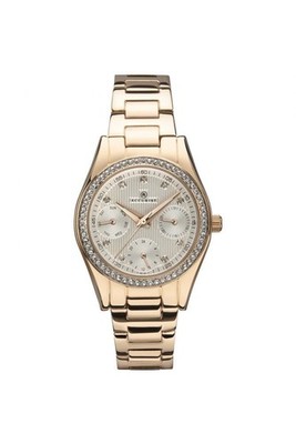 Accurist Damen Armbanduhr Rosévergoldet 8242