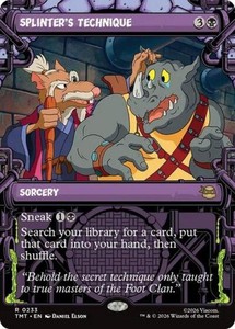 Splinter's Technique Showcase Foil #233 - Teenage Mutant Ninja Turtles