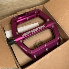 Spank Spoon 110 Pedals - Platform Aluminum 110mm Wide Purple