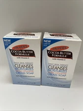 Lot 2 Palmer’s Cocoa Butter Formula Daily Skin Therapy Cream Bar Soap 4.7 oz Ea