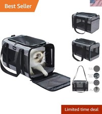 Soft-Sided Pet Carrier 19x12x12 for Pets Up to 22 lbs - Travel Comfort