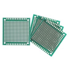 4Pcs Breadboard Solderable Board 50mm x 50mm Green Circuit PCB Board
