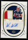 Wes Welker 2023 Panini National Treasures Lasting Legacies Patch Auto Gold /10