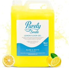 Blake & White Purely Smile Lemon Floor Gel 5L - Powerful Floor Cleaner Liquid f 3.89 per litre
