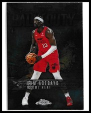 2025-26 Topps Chrome #BD-15 Bam Adebayo Ball of Duty Miami Heat