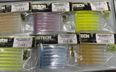 KEITECH Easy Shaker 2.5'' Limited Color Set - Fishing Soft Lure, 6 Colors