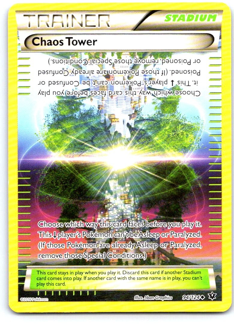 Chaos Tower 94/124 Uncommon Fates Collide Pokemon Near Mint