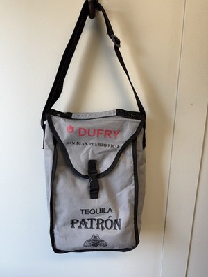 Dufry San Juan Puerto Rico Tequila Patron Liquor Shoulder 2 Bottle Bag
