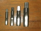 4x hss pipe threading hand tap BSP BSPT NPT CONDUIT CON 1/8 1/4 3/8 1/2 M16 18