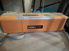 VTG Lenoxx Sound CT-725 Peach AM FM Boombox Radio Cassette Stranger Things READ