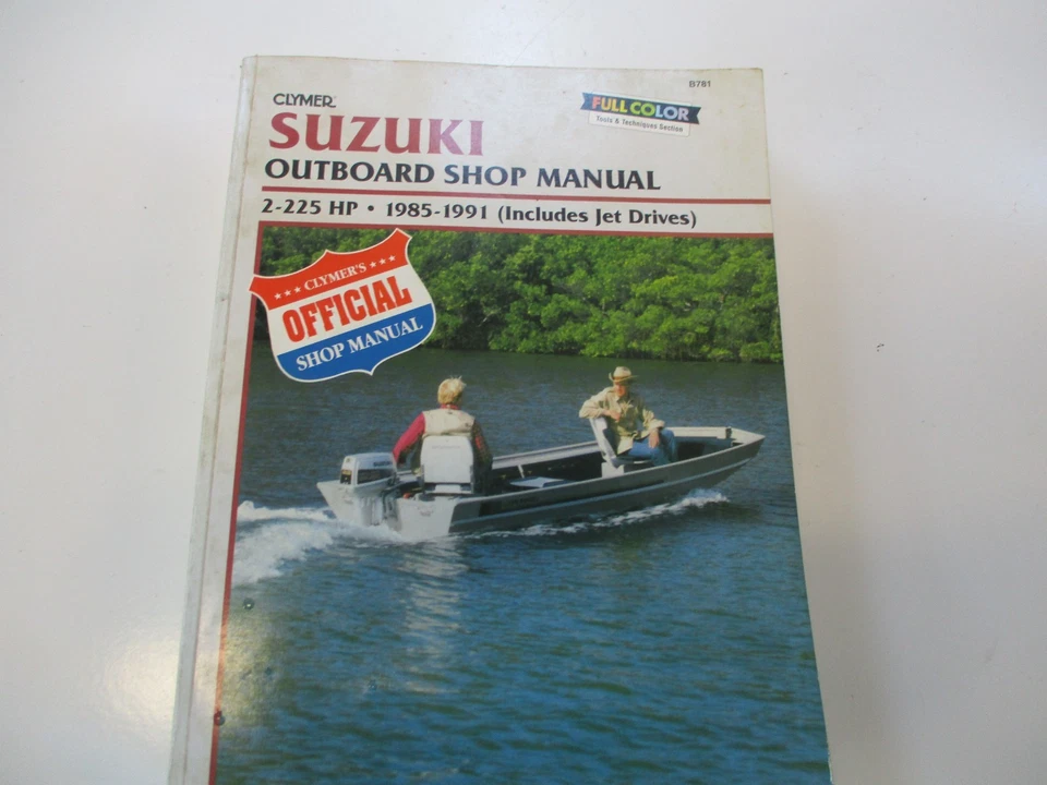 Clymer B781 Manual Suzuki 2-225 Hp 2 Tiempos Incluye Jet Drive 1985-1991 Foto 2 de 4