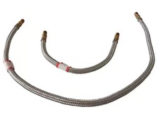 Juego de línea de filtro de aceite hecho en EE. UU. 134 L cabeza plana para jeep Willys MB GPW CJ2A CJ3A