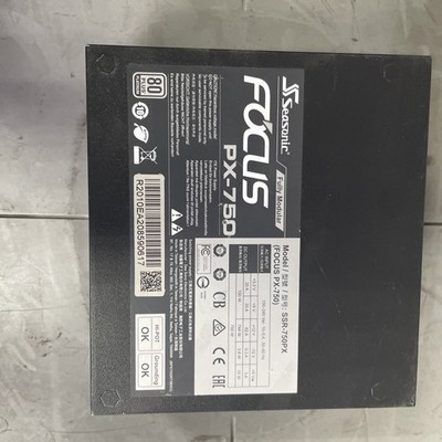 SeaSonic Focus PX-750 Power Supply 750W 80+ Platinum Fully Modular ATX PSU