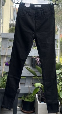Goodies Denim Damen Skinny Fit High Waist Jeans Schwarz Gr. M 30/32