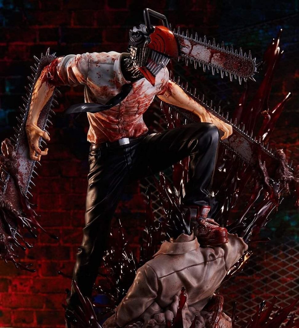 Denji - Chainsaw Man figure in resina dipinta a mano consegna 30 - 90 g